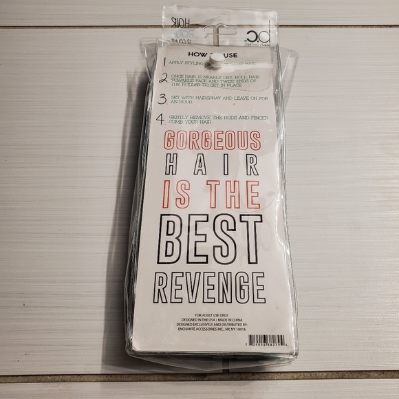 Beauty Concepts 12 Hair Rods Heat Less Curling Tools Mint Green Hair Curl New - Picture 6 of 8